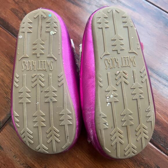 Sweet Kicks Bow MaryJane 5t Pink Metallic Girly - Picture 6 of 8